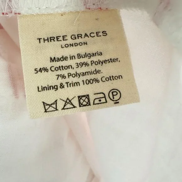 Three Graces "Soleil" Dress in Graduated Stripe, size 4US/8UK - Picture 5 of 9